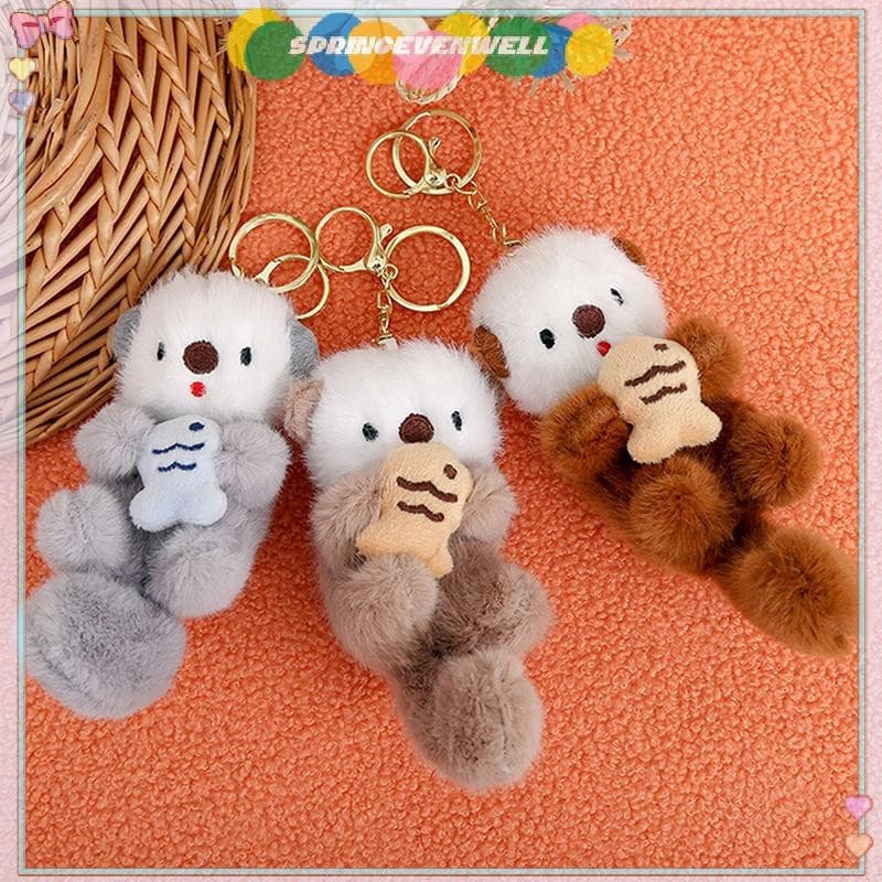[springevenwell] Chaveiro Saco Charme Fofinho Animal De Pelúcia Acessórios Bonito Para Mochilas Novo