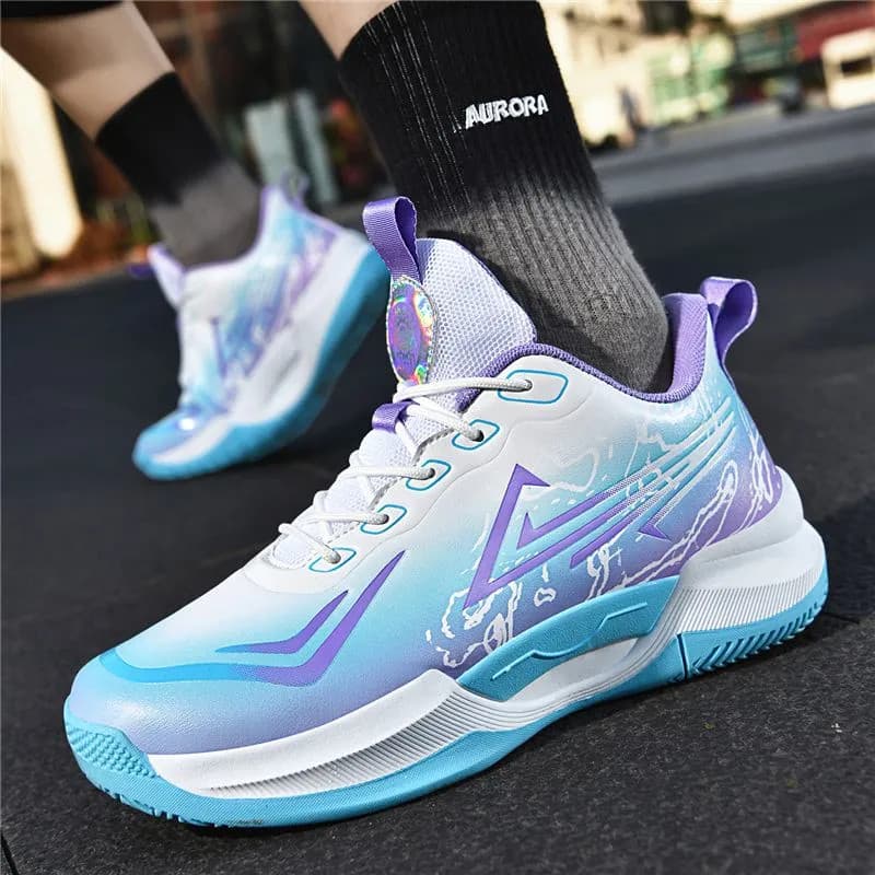 Tênis de basquete tênis antiderrapantes impermeáveis de cano baixo