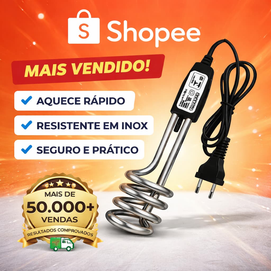 Aquecedor Ebolidor De Água Elétrico Portátil Rabo Quente 500 ou 1000 Watts StarTools
