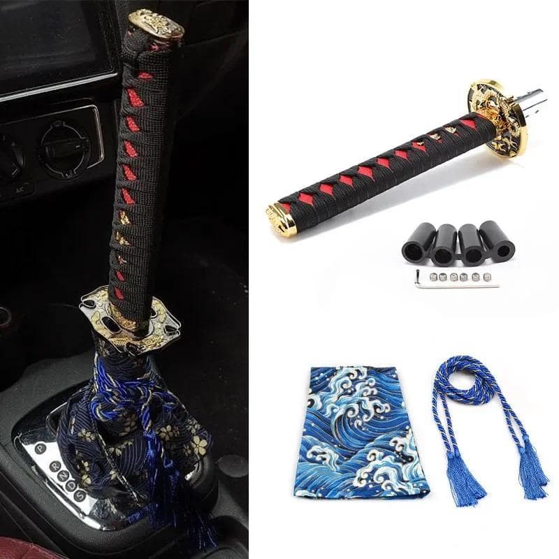 Mudança Geral Da Espada Samurai Japonesa JDM , Haste De Carro , Ferramenta De Decoração Modificação Atualização Interior