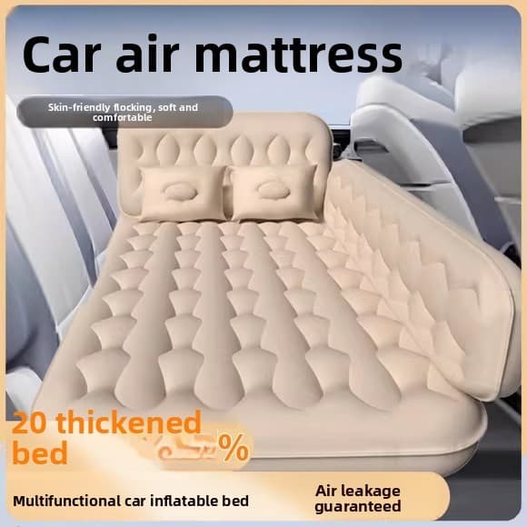 Cama Inflável para Carro Almofada de Ar Traseira Universal Dobrável Colchão Inflável para Dormir Colchão de Viagem