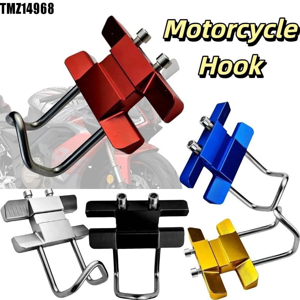 Cabide Para Capacete TMZ14968 , CNC De Acabamento Fino | Gancho Motocicleta , Acessório Antiferrugem Resistente Ao Desga