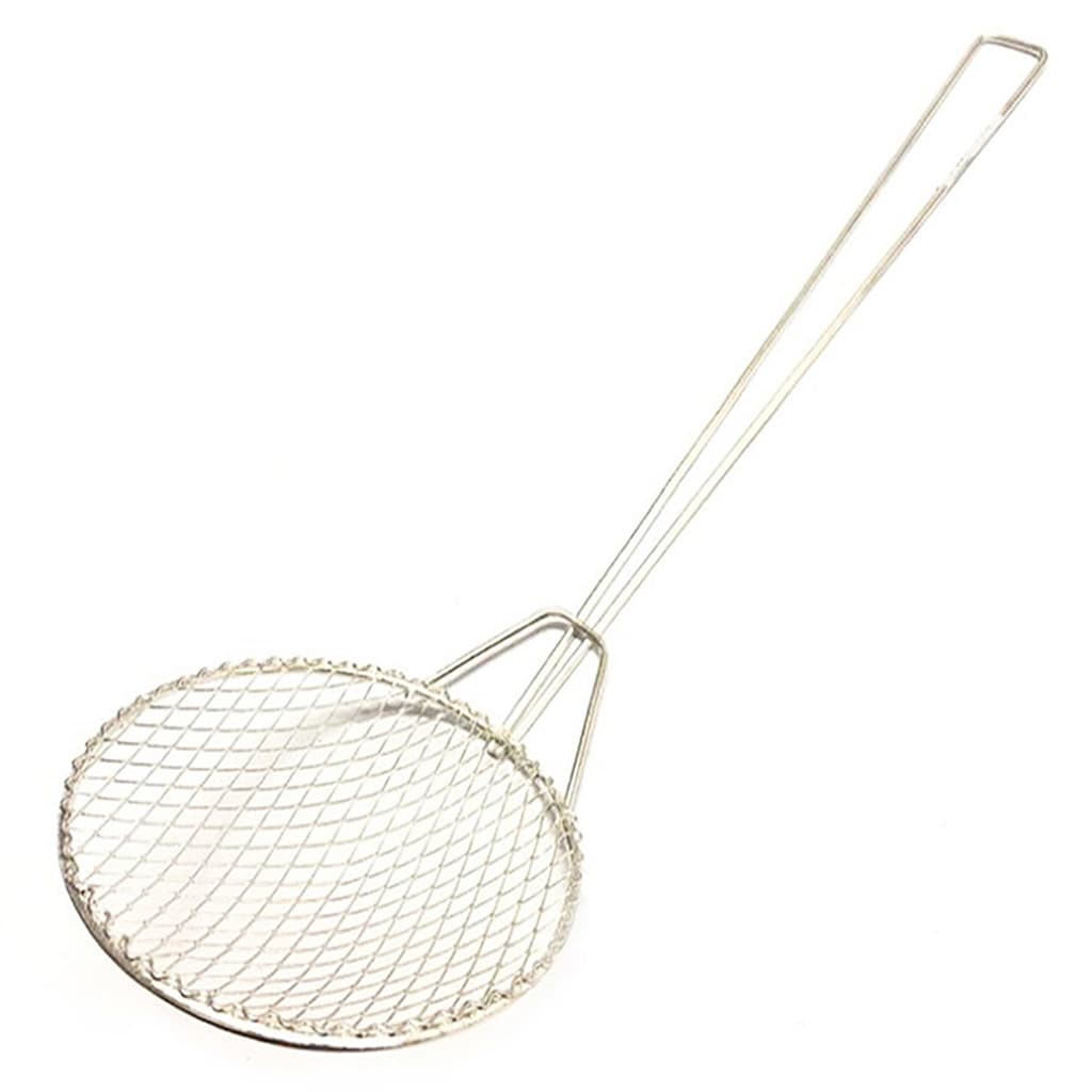 Kit 2 Escumadeira Fritura 22 cm Resistente Batata Pastel