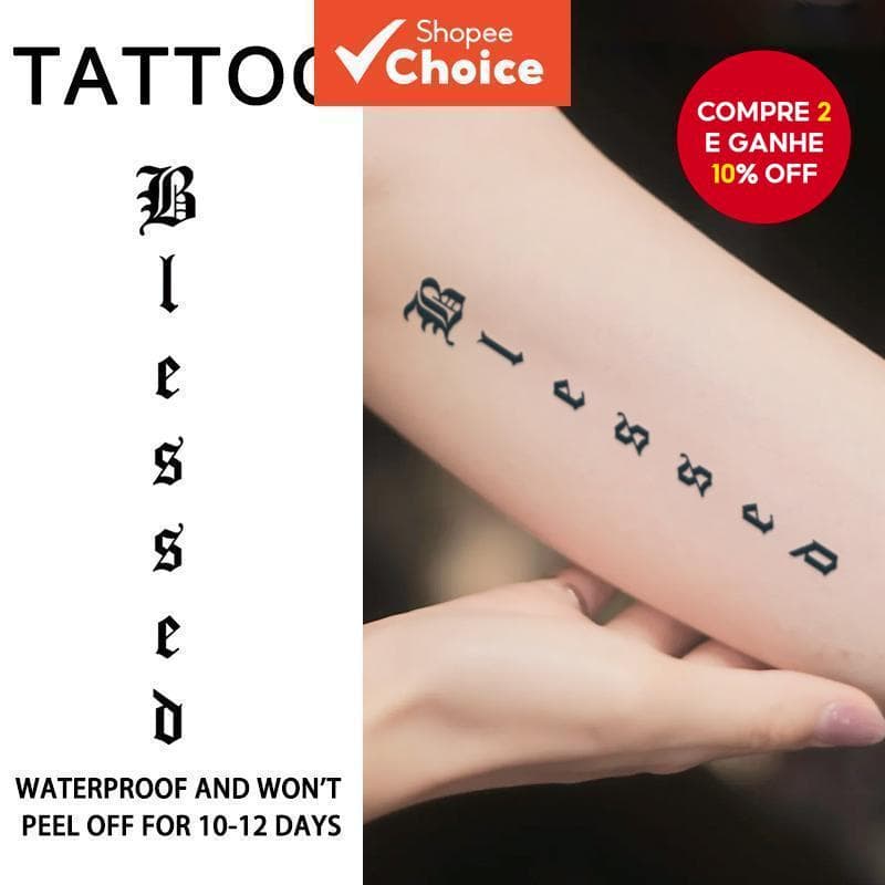 Adesivos De Tatuagem Temporária À Prova D'água , Tatuagens Falsas De Ervas , Arte Corporal Fosca Realista Para Braço E P