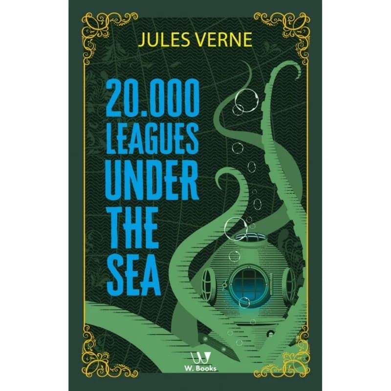 Livro 20000 Leagues Under the Sea - Jules Verne - em inglês