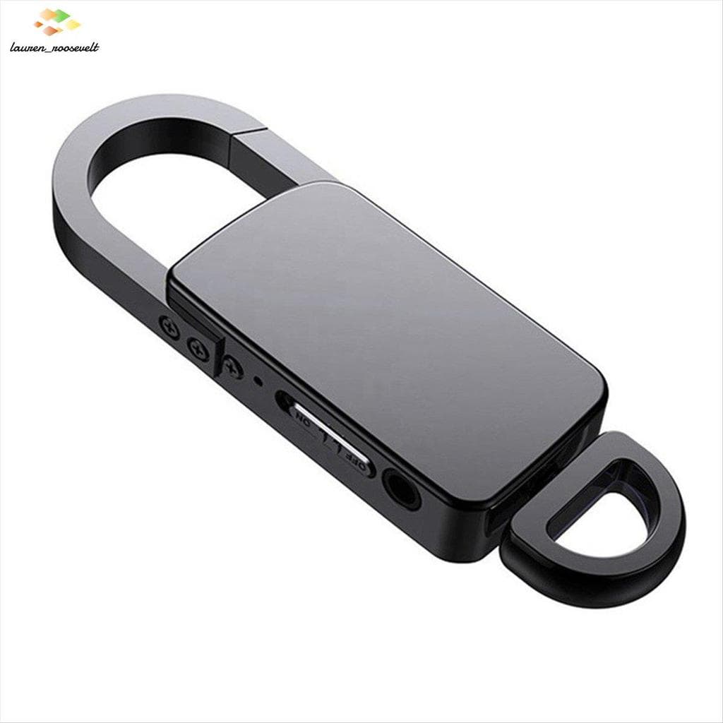 Mini Gravador Escondido Dispositivo Ditafone Som 16G Chaveiro Digital Pequena Voz Mp3 De Áudio (A) 1 Peça