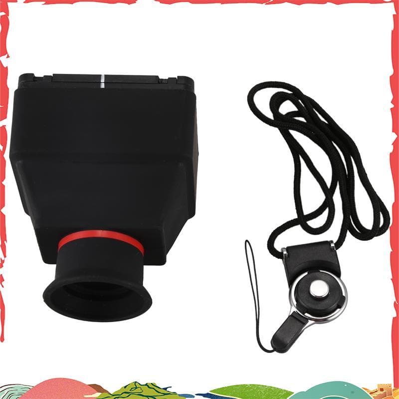 Visor Lcd 3.2 Polegada 3X Lupa Ocular Para Universal 3.2 Polegadas Tela Dslr Câmera Borracha