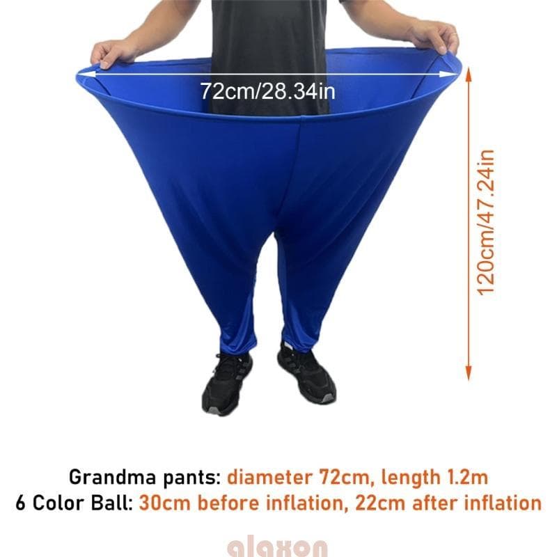 Vovó Calças Conjunto Jogos Ar Pai Filho Arremesso Jogo Adereços Brinquedo
