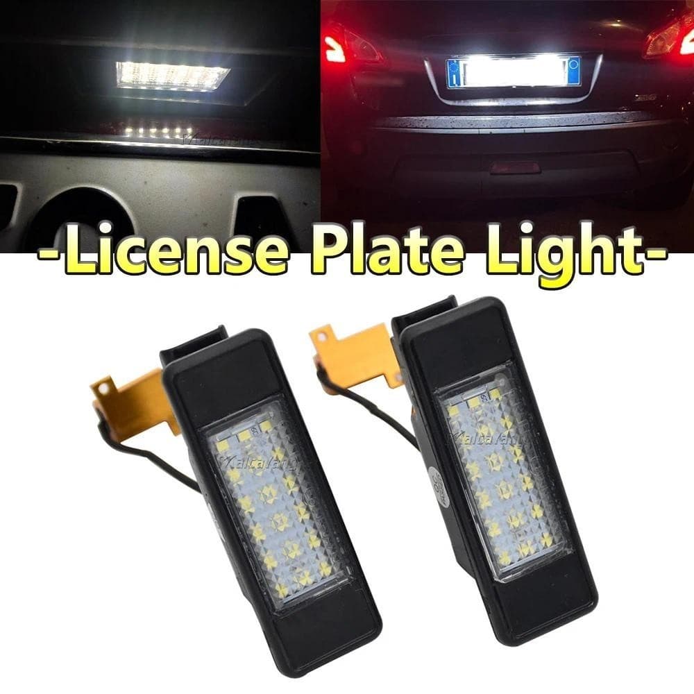 2X LED Luz Da Placa De Identificação Traseira Para Benz Vito Viano W639 2003-2014 Sprinter W906 2006-2018 Lâmpadas Licen