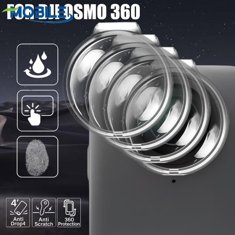 Lente Protetora De Tiro Ao Ar Livre Para DJI OSMO 360 | Capa Anti-Riscos HD Com Revestimento À Prova D'água , Acessório 
