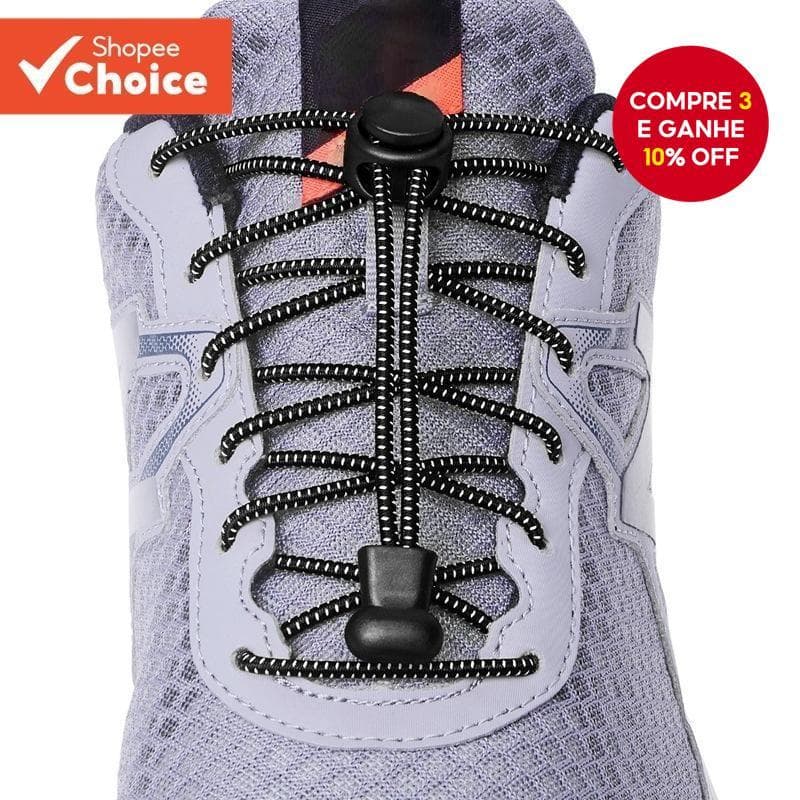 1 Par De Cadarços Elásticos Sem Gravata , 23 Cores , Trava Elástica , Preguiçosos Para Tênis