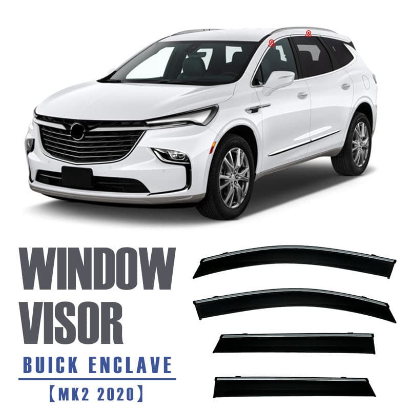 Adequado para janela AncLAVE Placa à prova de chuva à prova de chuva BUICK ENCLAVE Viseira de janela Estoque pronto de f