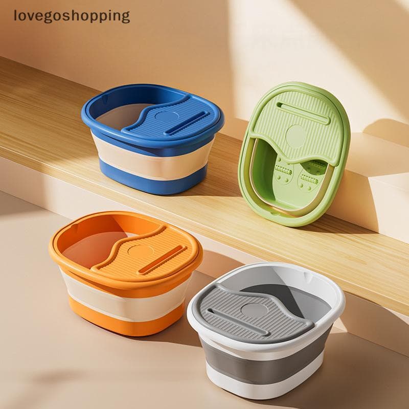 [lovego] 1 Unidade Dobrável Balde De Banho Para Pés Casa Massagem Lavagem De Lazer Saúde Bacia Portátil Banheira BR