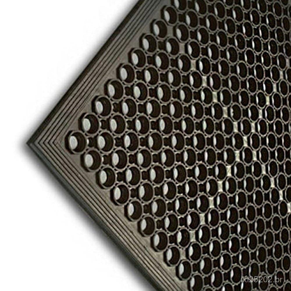 Cactus Mat 2530-C5 Rubber VIP Topdek Molded Bevel Edge Mats Junior Version, 3' x 5', Black