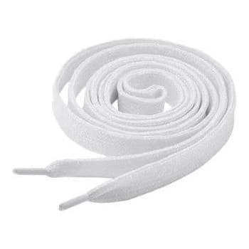 2 Pares Cadarço Para Tenis Achatado Preto Ou Branco 70cm Infantil