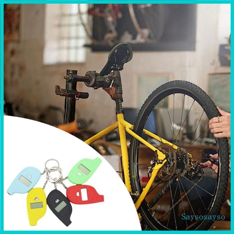 Chaveiro Verificador De Medidor De Pressão De Pneu Saysosayso Ideal Para Viajantes De Longa Distância