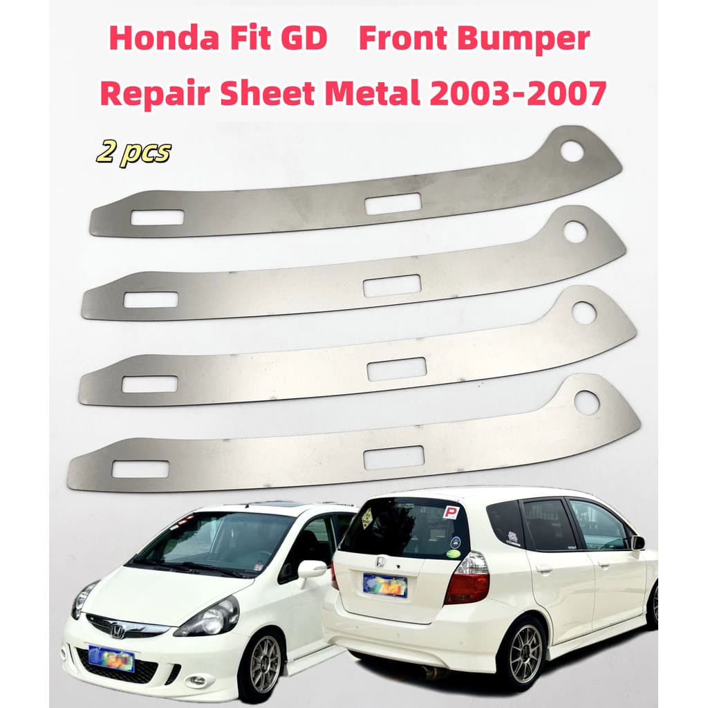 Adequado para Honda geração Fit Jazz GD reparação de para-choque dianteiro placa de Metal 2003-2007 fivela reparo quebra