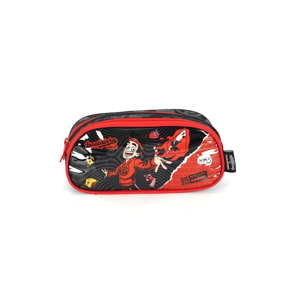 Estojo Duplo Infantil Médio Enaldinho Vai com Tudo Up4you