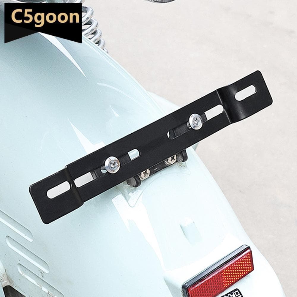 C5GOON Suporte Da Placa De Licença Traseira Motocicleta Scooter Elétrico Modificação Titular Tira Longa Quadro Para E-Bi