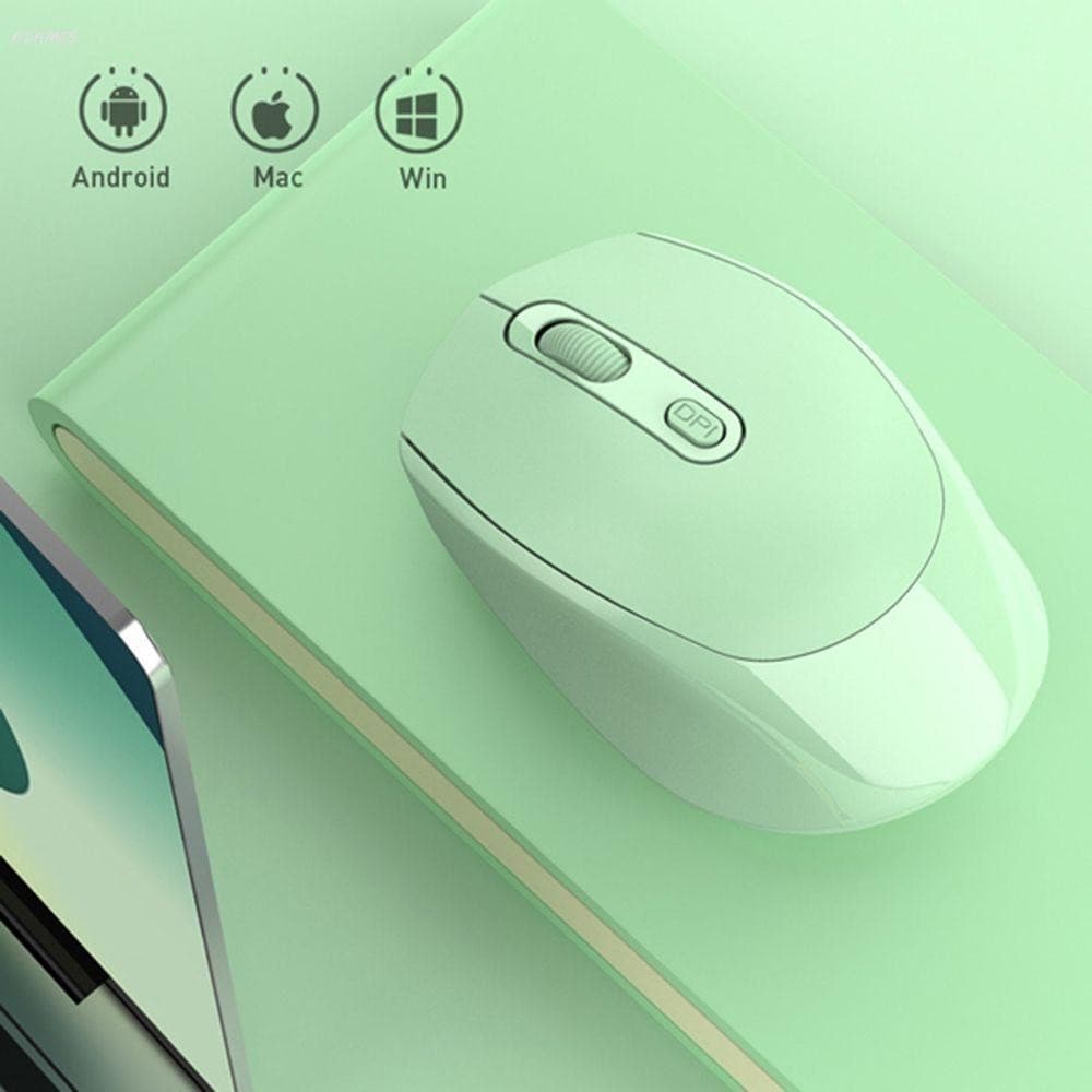  Mouse Sem Fio PC Laptop Notebook De Modo Único 1600DPI Ratos Para Computador