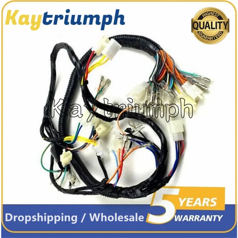 NOVA Fiação Elétrica para Motocicleta Suzuki 125cc GN125 GN 125 - Peças de Motocicleta