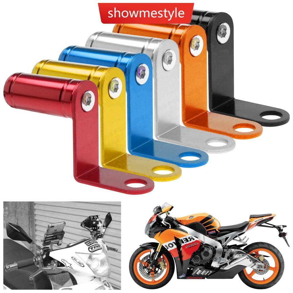 SMS Múltiplas Funções Motocicleta Espelho Retrovisor Montar Extensor Suporte Braçadeira Barra Guiador Do Telefone Alavan