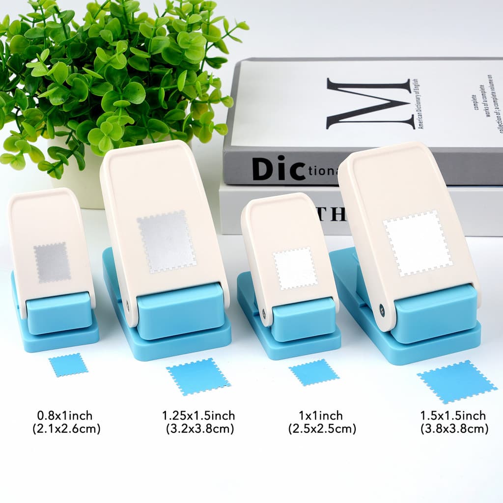 Perfurador De Carimbo Postal Retangular/Quadrado , Artesanato De Ação Para Scrapbooking Em Papel