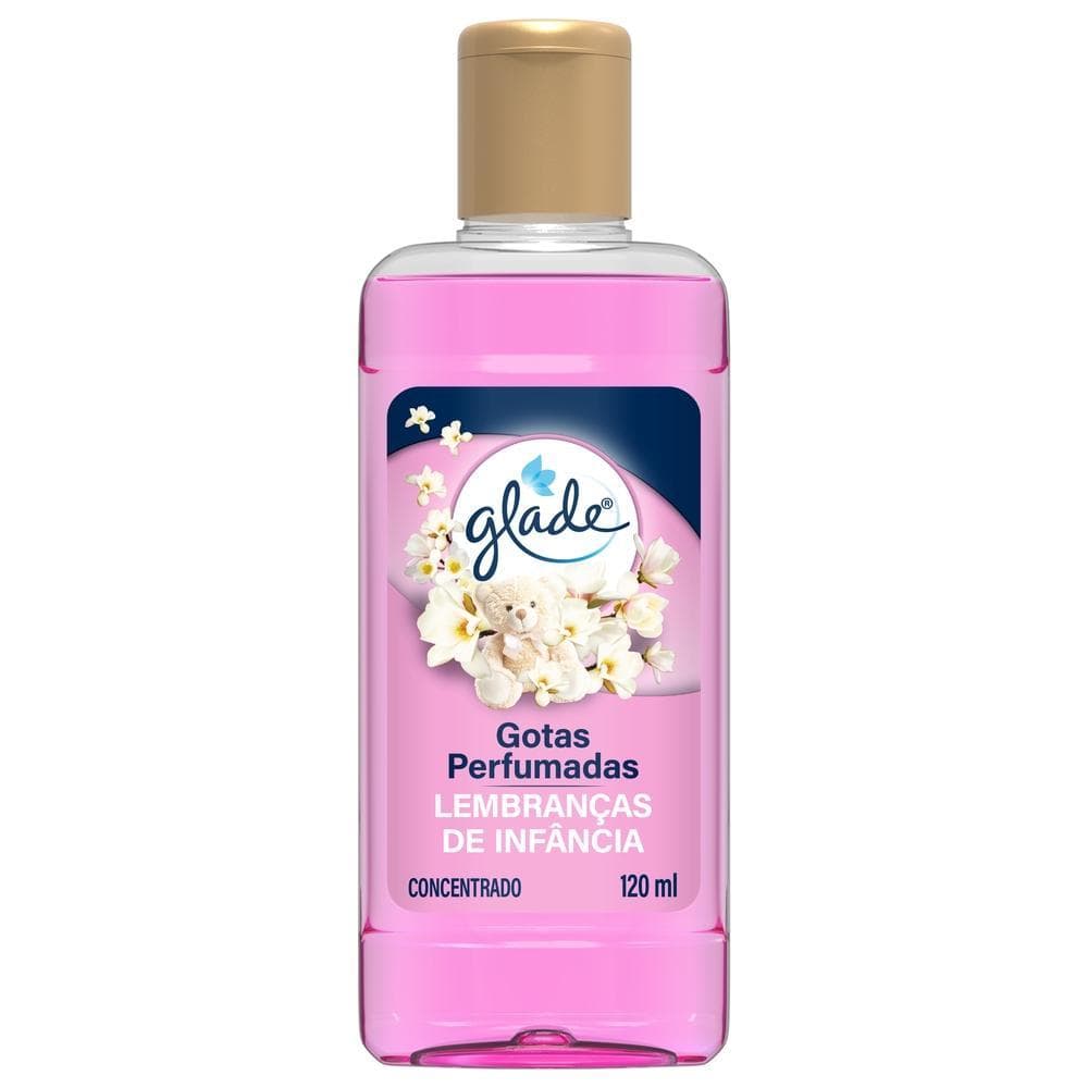Odorizador de Ambiente Glade Gotas Perfumadas Lembranças de Infância Frasco 120ml