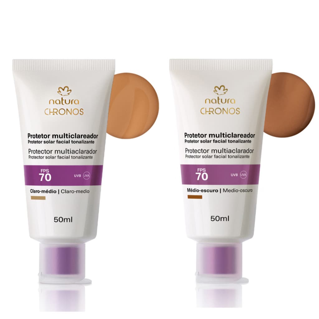 Protetor Facial Claretor FPS 70s Natura-50ml