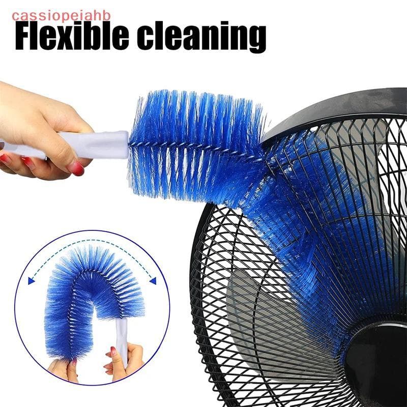 (cassiopeiahb) Escova De Ventilador Espanador De Microfibra Dobrável Removedor De Poeira Doméstico Limpeza Para Ar Condi