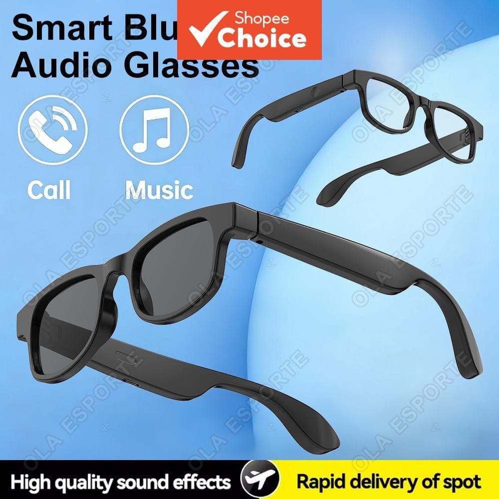  Óculos de Sol Inteligentes 2026 Novos Bluetooth com Cancelamento de Ruído Chamada Música para Esportes, Direção e