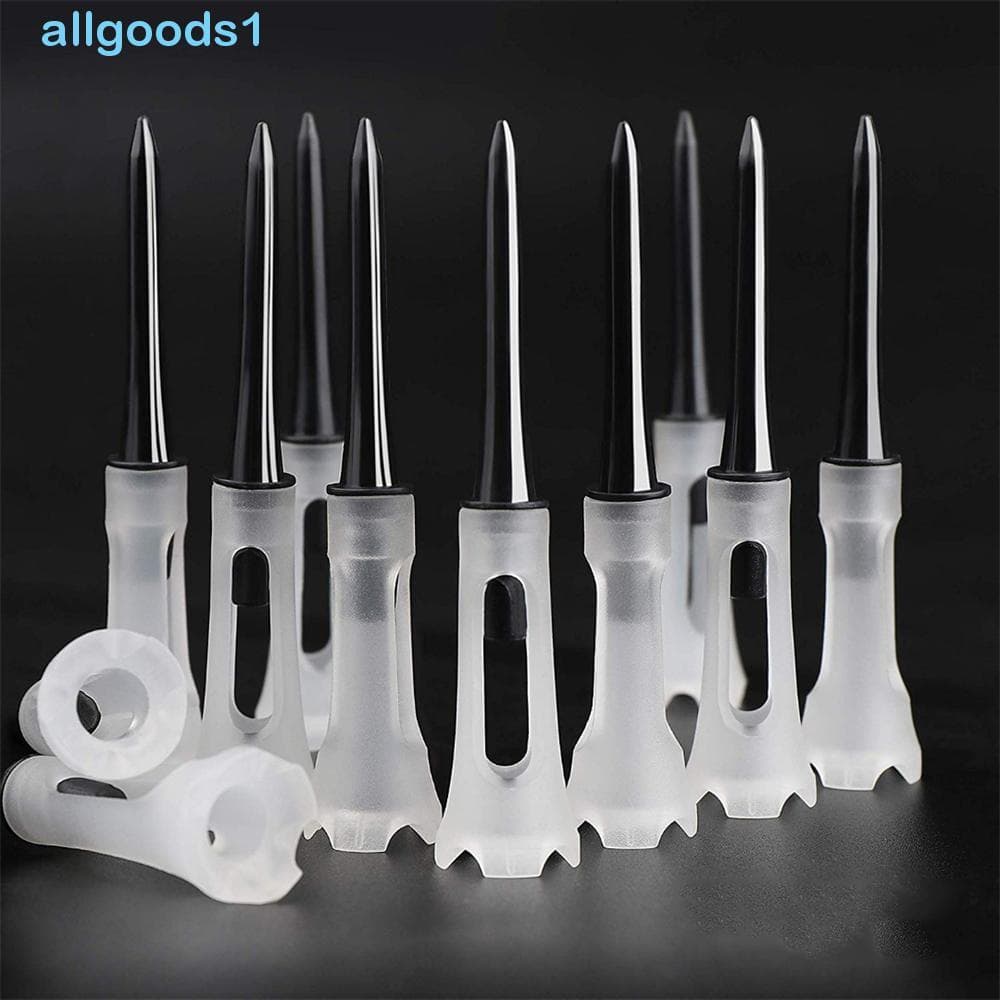 ALLGOODS Golf Tees 10 Pçs/Lote Durável Baixa Resistência 83MM Almofada Plástico Treinamento De Golfe