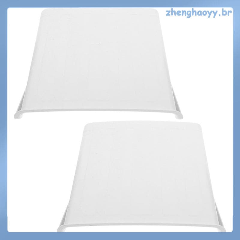 🛏️ 2Conjuntos Capa Protetora Para Câmera De Segurança Exterior Em Plástico Branca Resistente À Chuva E Poeira