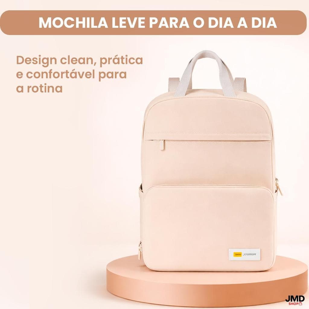 Bolsa Urbana Mochila  Dobrável Com Design Simples e Clean De Ziper