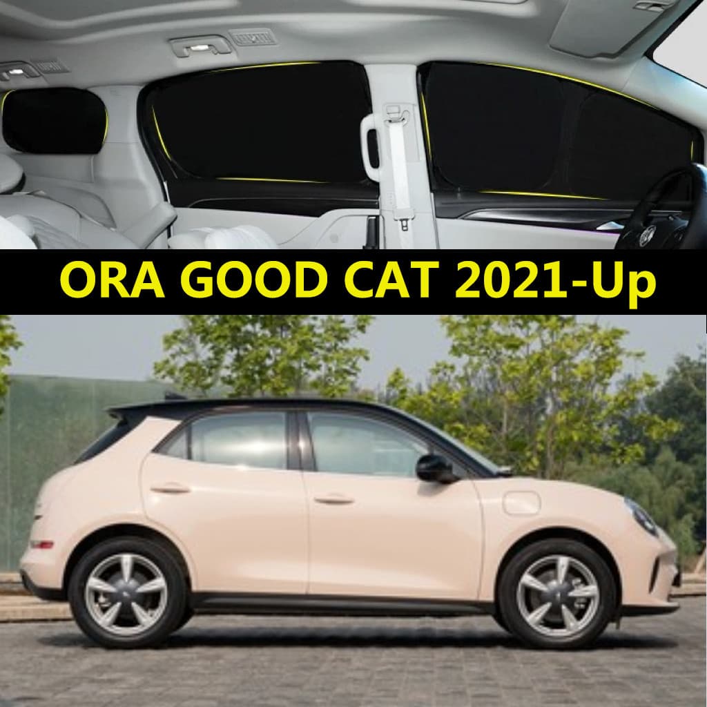 Pára-Sol Do Carro Para ORA Bom Gato 2021-Up Cortina De Totalmente Blackout Proteção Solar Privacidade Acampamento Janela