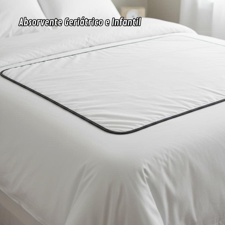 Protetor Geriátrico Trocador Econômico Adulto Infantil Incontinência Para colchão Lavável Absorvente Reutilizável