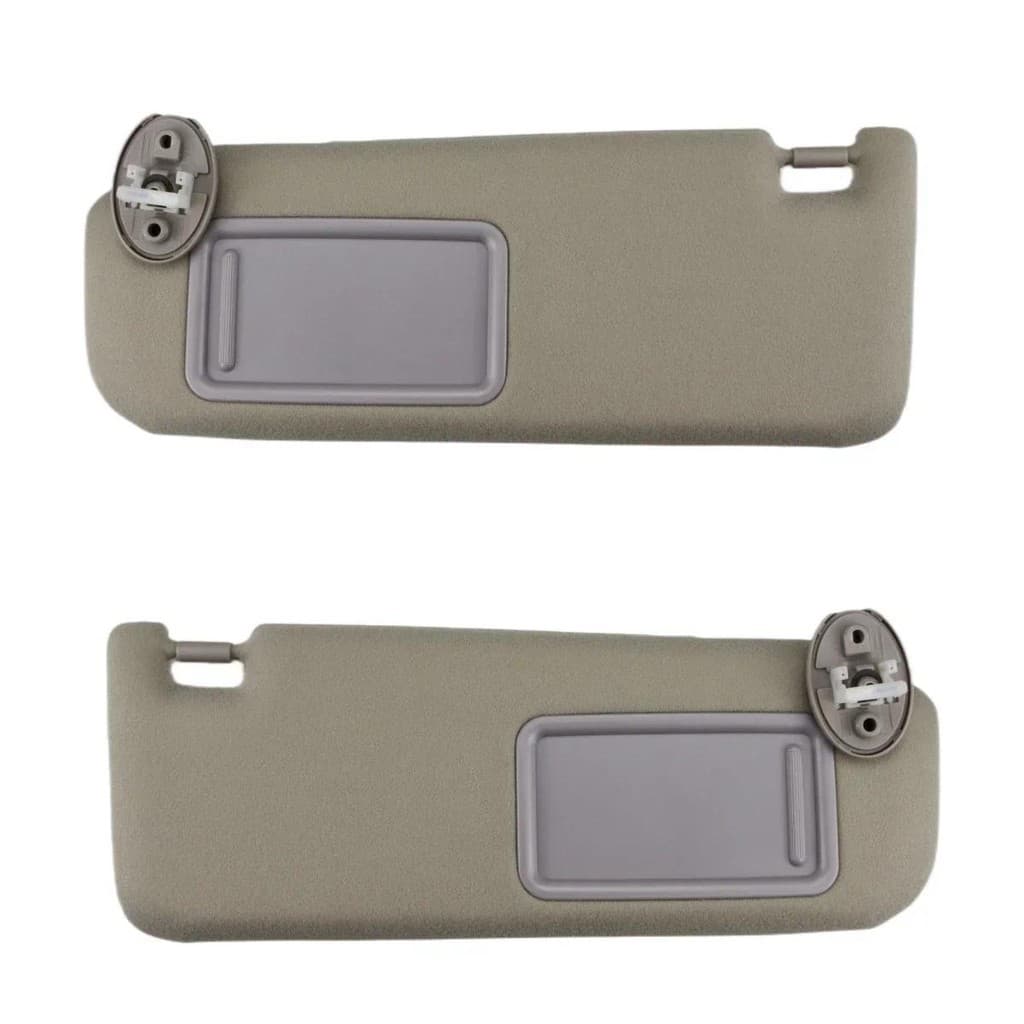 Viseiras Solares Dianteiras Internas Do Carro Com Montagem De Luz Para Toyota Camry 2012 2013 2014 2015 2016 2017 74320-