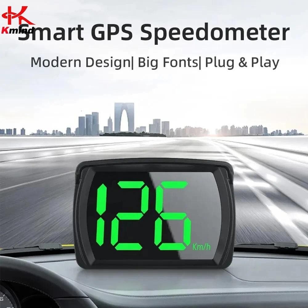 Y03 Carro GPS HUD Head Up Display Universal Velocímetro Digital Projetor Km/h Grande Fonte Medidor De Velocidade Display