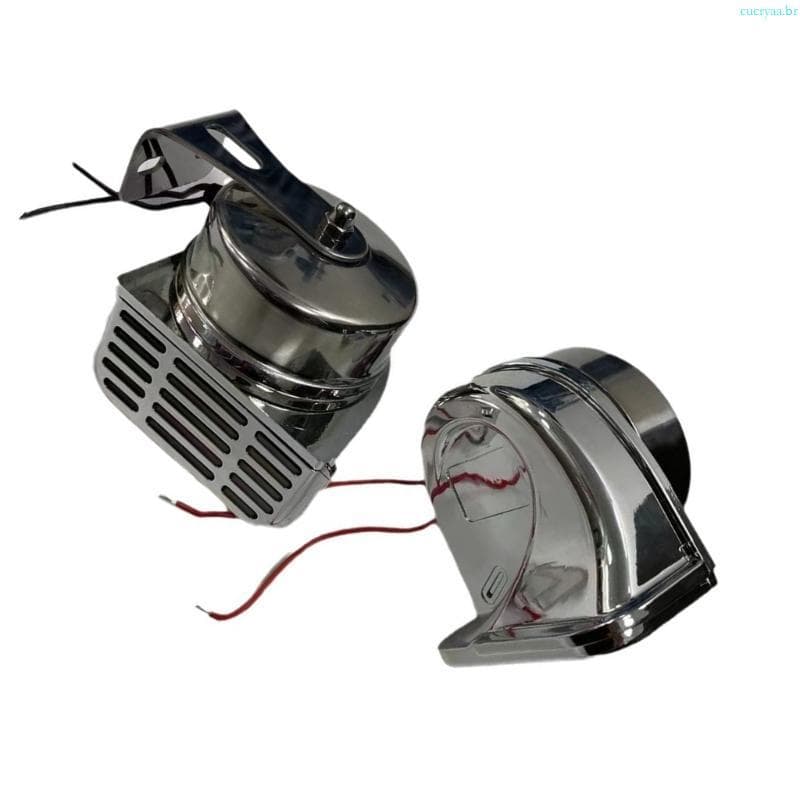 Buzina Veículo Dois cucryaa 12V 24V Aço Inoxidável À Prova D Para Carro E Motocicleta