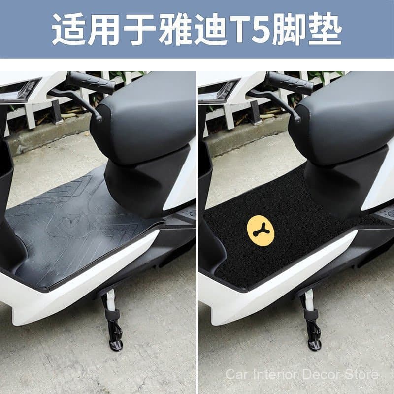 Adequado para o tapete de piso da scooter elétrica Yadi T5, versão Crown Energy YD800DQT-15D, tapete de piso universal à