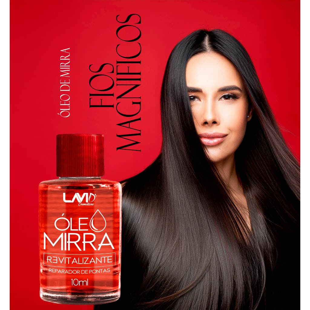 óleo reparador de mirra revitalizante 10ml lavid