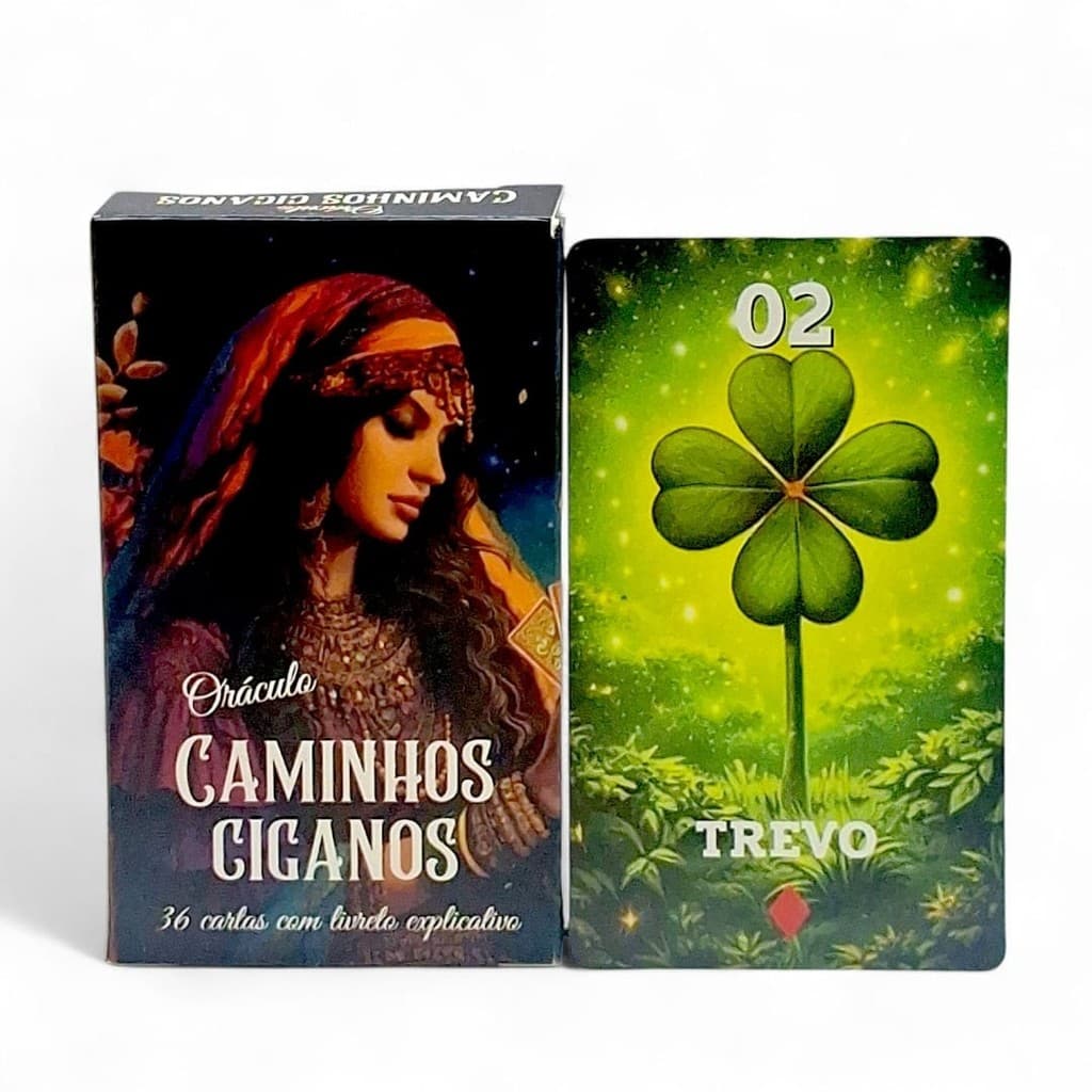 Oráculo Tarô Caminhos Ciganos para Iniciantes 36 Cartas