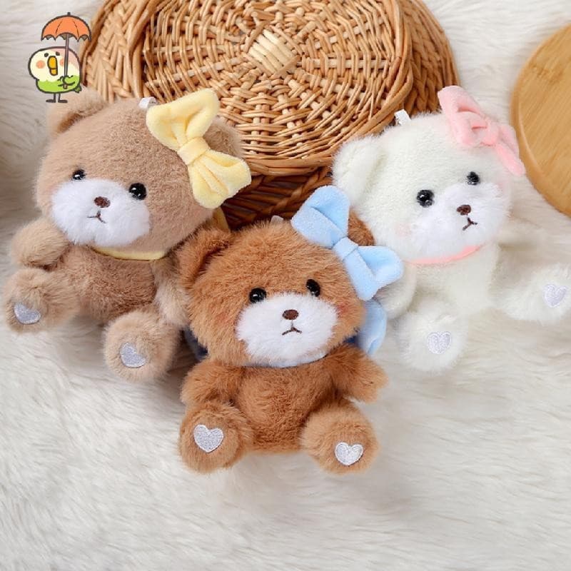 Chaveiro , Boneca De Pelúcia , Mochila De Urso Borboleta , Pingente De Chave , Decoração Fofa Criativa E Interessante