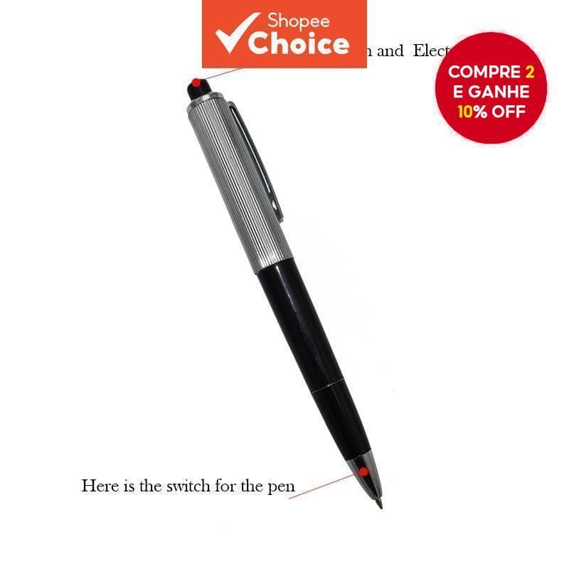  Nova Caneta de Choque Elétrico Engraçada Novidade Gadget Utilitário Brincadeira Brinquedos Truques Pegadinha Presente