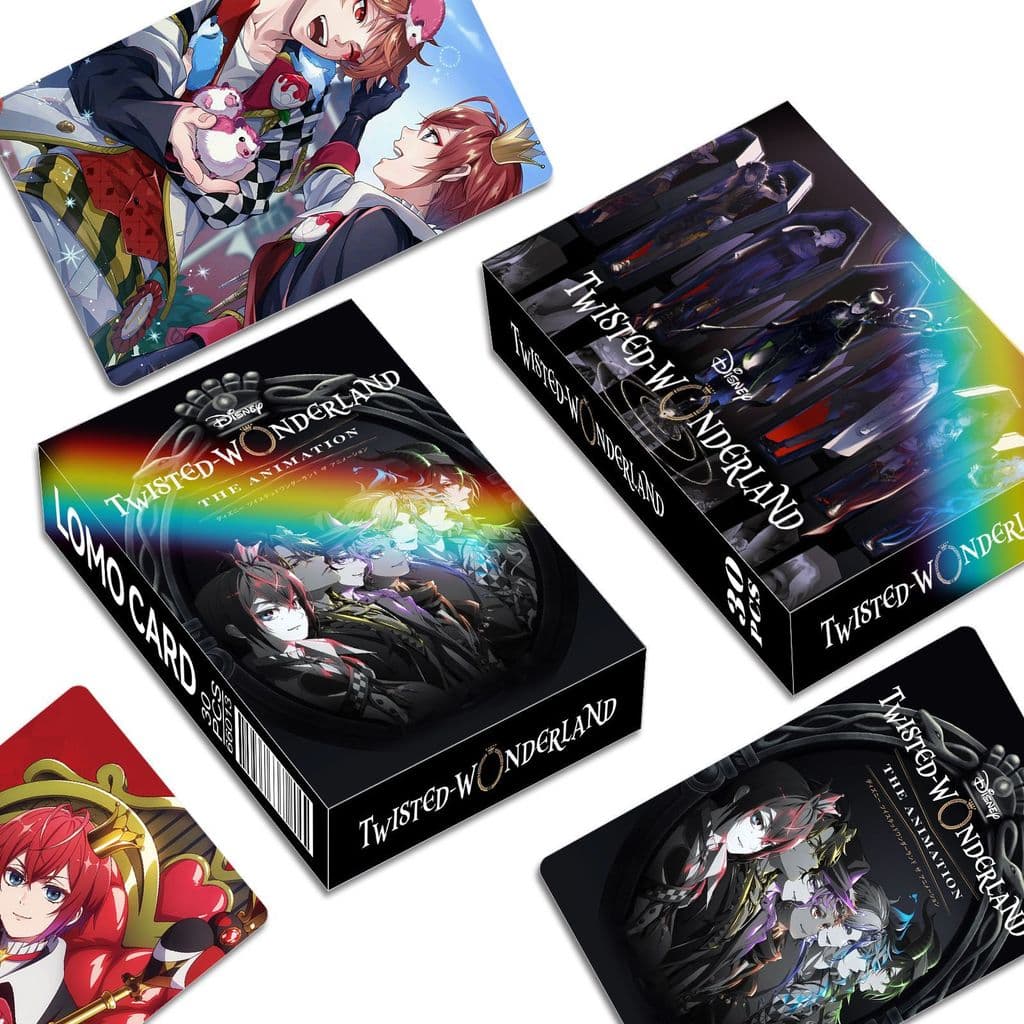 30 Peças Manhwa Manga Zoo Twisted-Wonderland Lomo Cards Grim Dire Crowley Riddle Rosehearts Jogo Para Celular Identidade