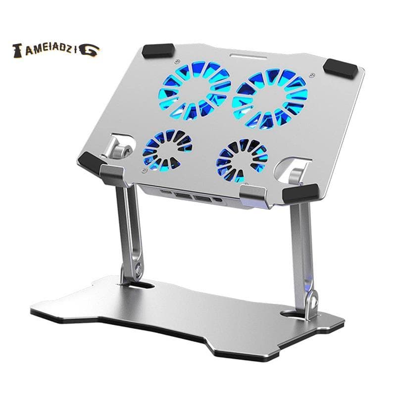 [Entrega Rápida T] Almofada De Resfriamento Para Laptop Suporte De Alumínio Ajustável Portátil Todos Os Tablets