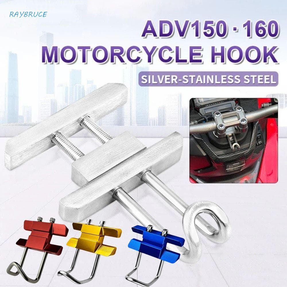 Cabide Para Capacete Raybre , CNC | Gancho De Motocicleta De Acabamento Fino , Acessório Resistente Ao Desgaste