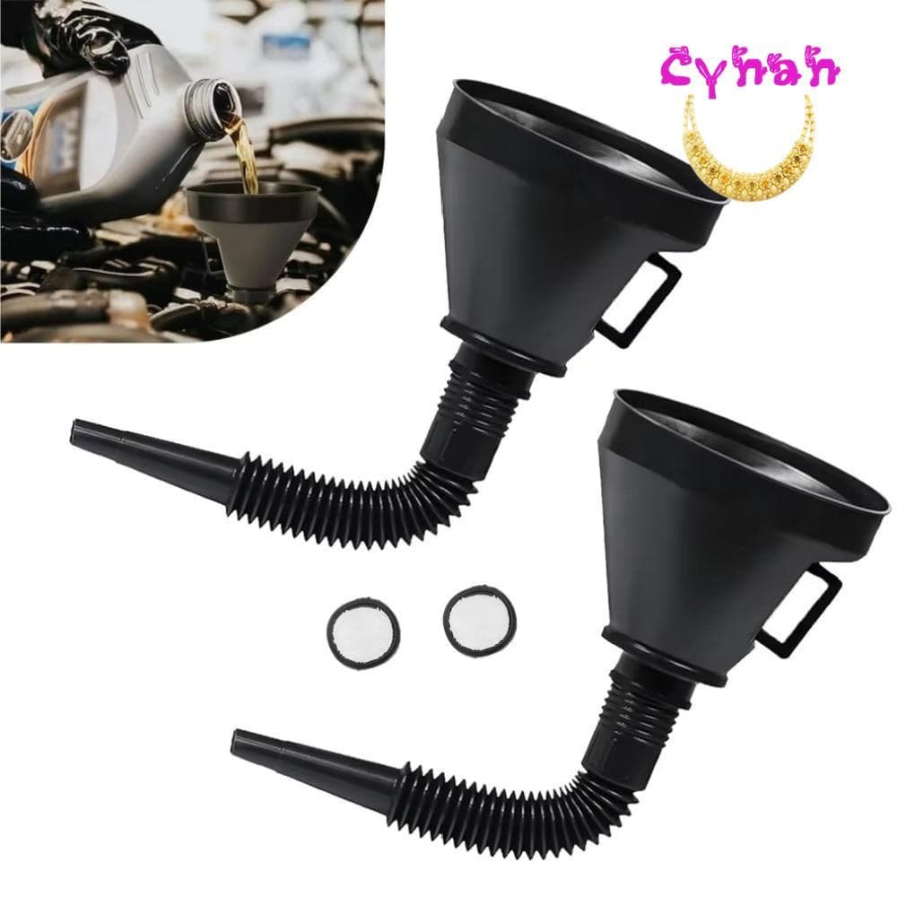 Funil De Filtro Lubrificador CYNAN , Reabastecimento De Motor De Mangueira Removível De Plástico , Segurança Com Abastec