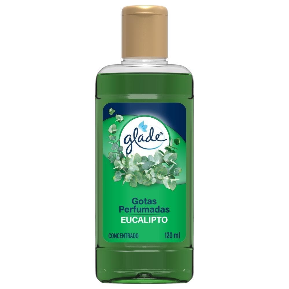 Odorizador de Ambiente Glade Gotas Perfumadas Eucalipto Frasco 120ml