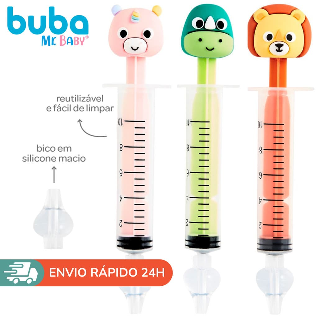 Seringa para Lavagem Nasal Limpeza Nasal Infantil Buba